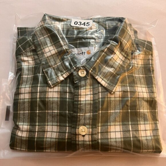 Carhartt Mens Plaid Short Sleeve Shirt - Picture 6 of 6